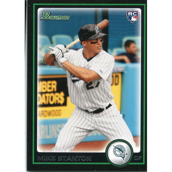 Mike Stanton Unsigned 2010 Bowman Rookie Card