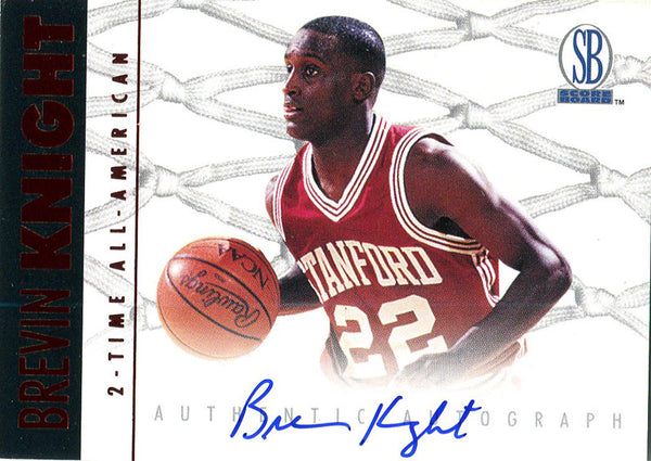Brevin Knight Autographed 1997 Score Card