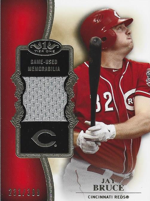 Jay Bruce Topps Tier One Jersey Card #231/399