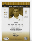 Rob Gronkowski 2010 Sage #A84 Authentic Autograph Card