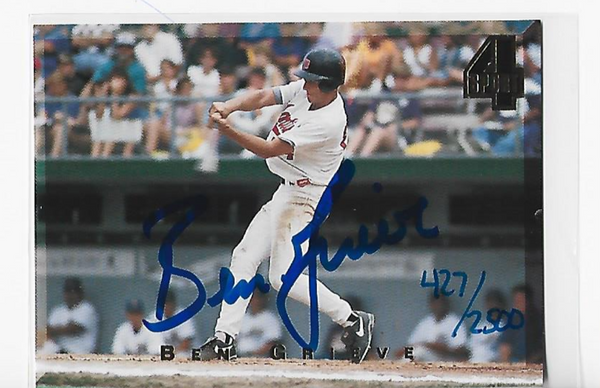 Ben Grieve 1994 Classic (427/2500) Autograph Card