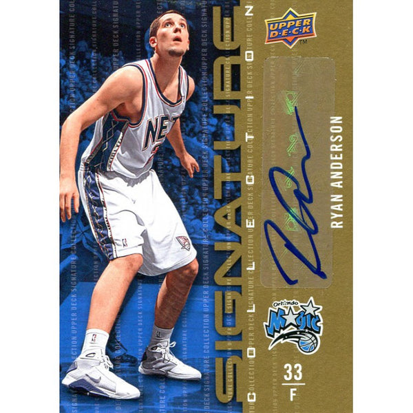 Ryan Anderson Autographed 2009-10 Upper Deck Card