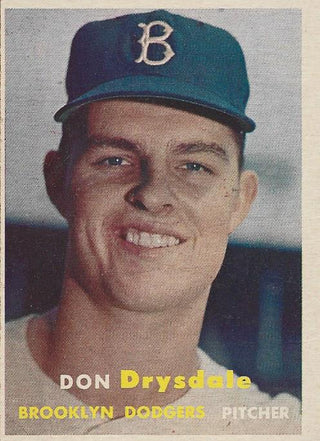 Don Drysdale 1957 Topps Card