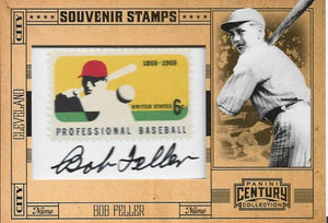 Bob Feller Autographed Panini Card #12/21
