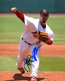 Jeff Suppan Autographed / Signed Pitching 8x10 Photo