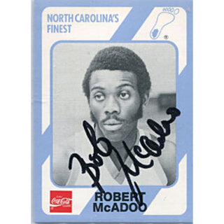 Robert McAdoo Autographed/Signed 1989 Card