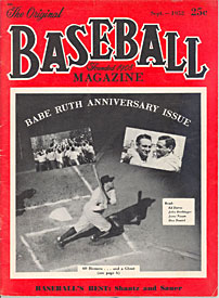 Baseball Magazine 1948 President Harry Truman and Albert Chandler