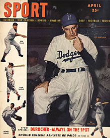Sport Magazine - Leo Durocher Brooklyn Dodgers Cover - April 1947