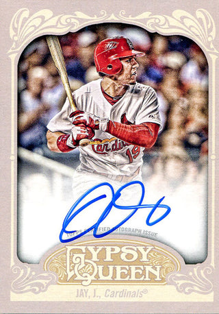 Jon Jay Autographed 2012 Topps Card