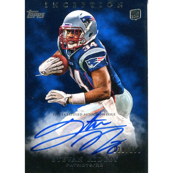 Steven Ridley Autographed 2011 Topps Inception Rookie Card