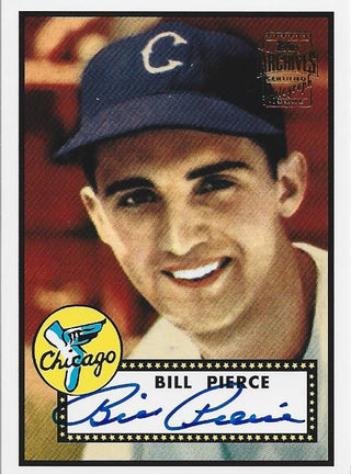 Bill Pierce Autographed 2001 Topps Card