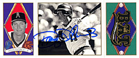 Doug DeCinces Autographed / Signed 1993 UpperDeck No.39 Los Angeles Angels Baseball BAT Card