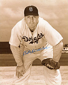 Billy Herman Autographed / Signed Brooklyn Dodgers 8x10 Photo