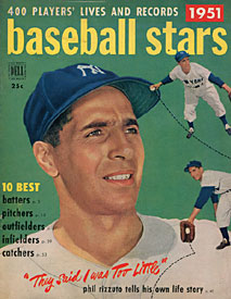 Phil Rizzuto Unsigned 1951 Baseball Stars Cover Magazine