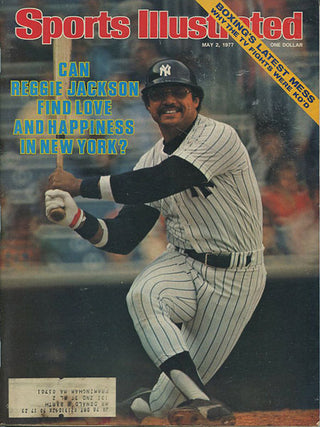 Reggie Jackson 1977 Sports Illustrated Magazine