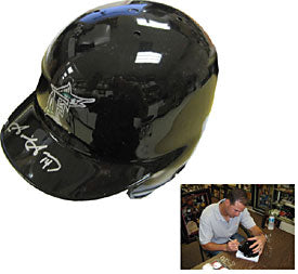 Gaby Sanchez Autographed/Signed Mini Helmet