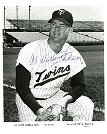 Al Worthington Autographed / Signed Baseball 8x10 Photo