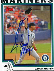 Jamie Moyer Autographed / Signed 2004 Topps Card