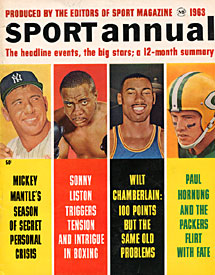 Mantle / Liston / Chamberlain / Hornung Unsigned 1963 Sport Annual Magazine