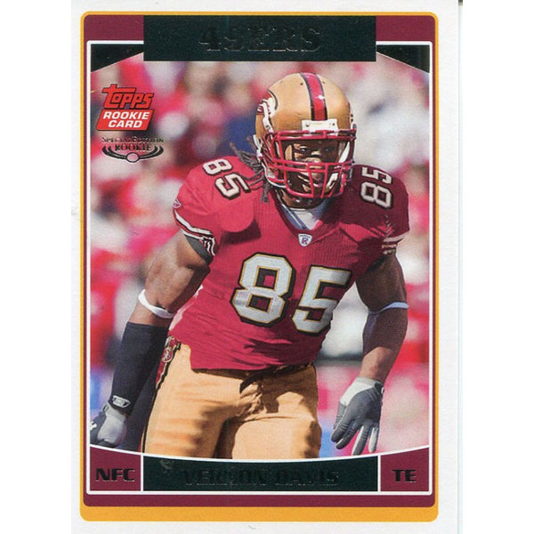 Vernon Davis Unsigned 2006 Topps Special Edition Rookie Card