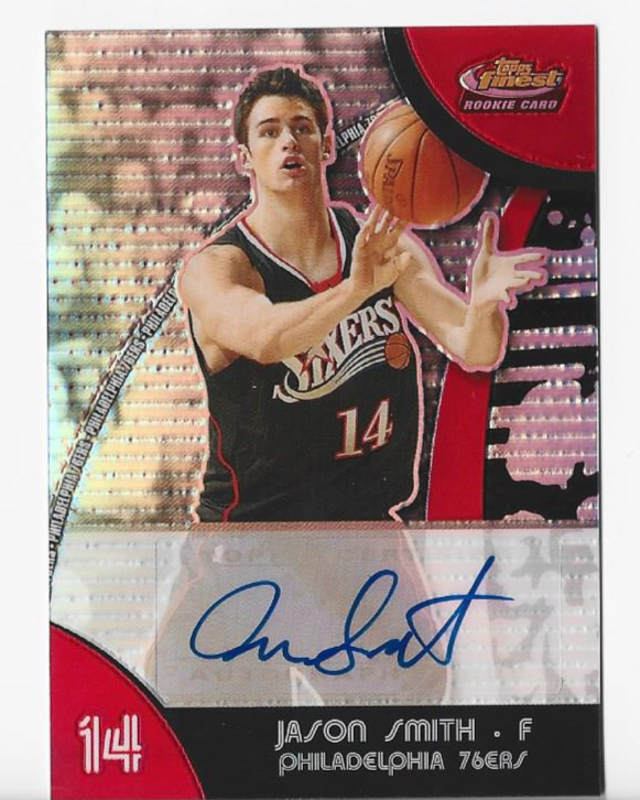 Jason Smith 2008-2009 Topps Finest #98 Autograph Rookie Card
