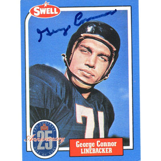 George Connor Signed Swell Football Card