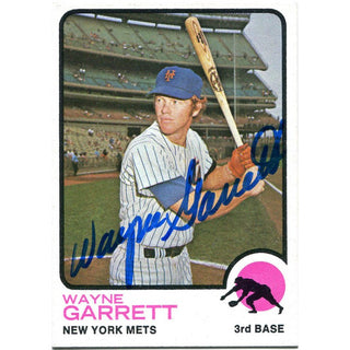 Wayne Garrett Autographed 1973 Topps Card