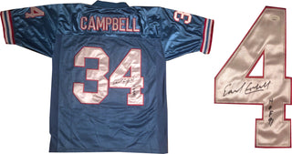 Earl Campbell "HOF 91" Autographed Houston Oilers Jersey (JSA)