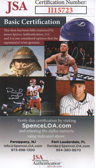 Johnny Hopp Autographed Hand Filled Out Survey Page (JSA)