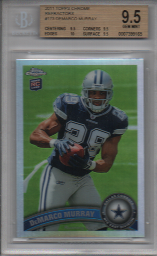 DeMarco Murray 2011 Topps Chrome Refractor Rookie Card (BVG)