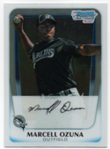 Marcell Ozuna 2011 Bowman Chrome Rookie Card