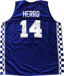 Tyler Herro Autographed Kentucky Wildcat Custom Blue Jersey (JSA)