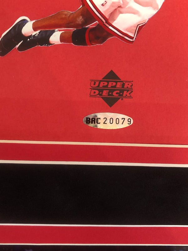Michael Jordan Framed 16x24 Autographed Cut (Upper Deck)