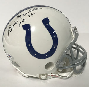 Gino Marchetti Baltimore Colts Autographed Mini Helmet (PSA)