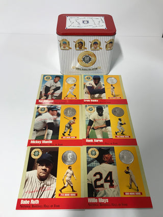 Hall Of Fame Legends of Baseball 500 HR Club .999 Silver Coin Set