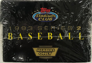 1993 Topps Series 2 Baseball Members Only Complete Set Factory Sealed