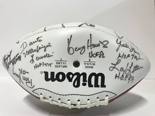 Lou Creekmur Pro Football HOF Classic Multi-signed Football