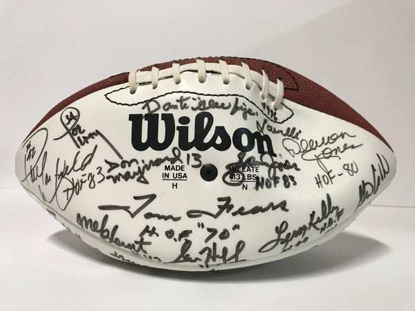 Bart Starr/ Paul Warfield/Deecon Jones Autographed Multi-signed football