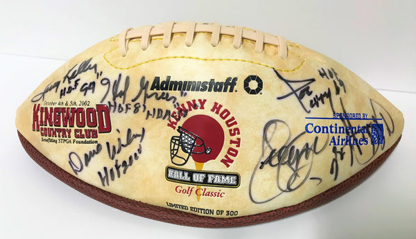 Lou Creekmur Kenny Houston HOF Classic Multi-signed Football