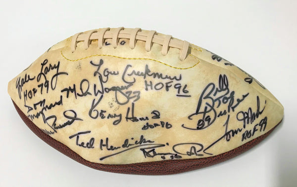 Lou Creekmur Kenny Houston HOF Classic Multi-signed Football