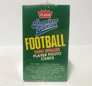 1990 Fleer Premiere Edition Football Card Set Factory Sealed