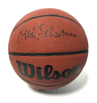Ossie Schectman Signed Basketball (JSA)
