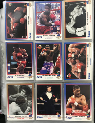 1991 Kayo Boxing Complete Set (Without Binder)