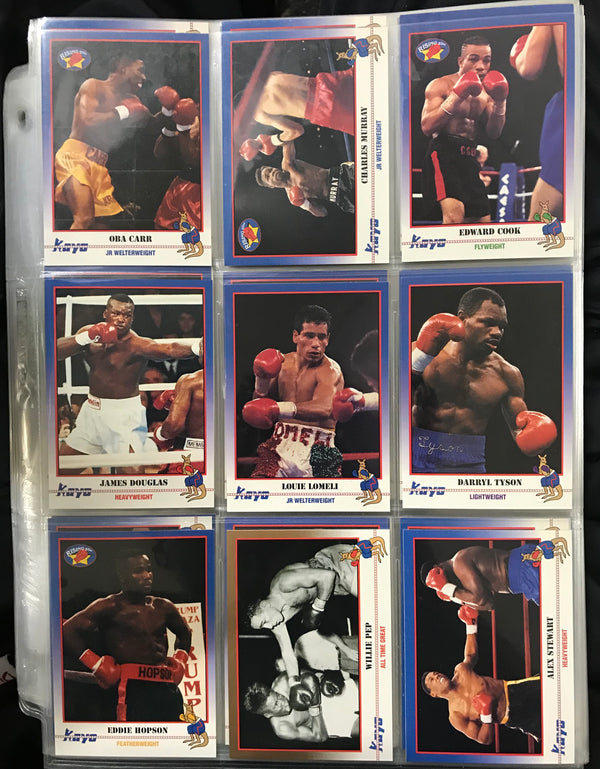 1991 Kayo Boxing Complete Set (Without Binder)