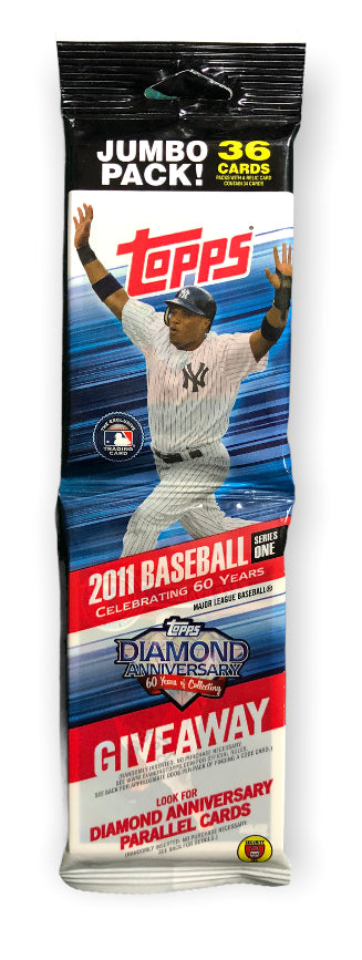2011 Topps Series One Diamond Anniversary Jumbo Pack 36 Cards