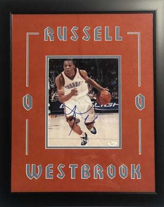Russell Westbrook Autographed Framed Photo (JSA)