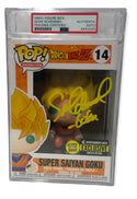 Sean Schemmel Super Saiyan Goku Autographed Funko Pop (PSA)