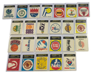 1981-82 NBA Fleer Sticker Set 23 Teams w/duplicates and different backs