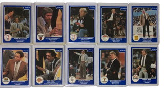 1985-86 Star Company Basketball Coaches Set 10 Cards