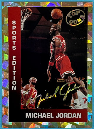 Michael Jordan 1992-93 Sports Edition "Top Guns" RARE CARD